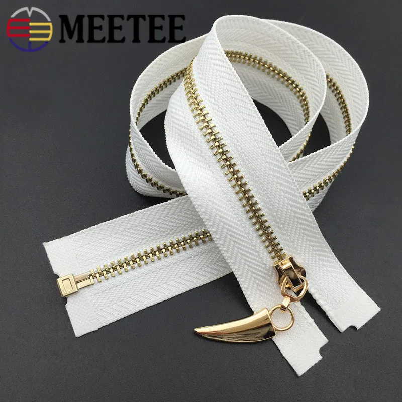 1 шт. Meetee 60 см 3 # металлические застежки молнии с открытым концом автоматическая