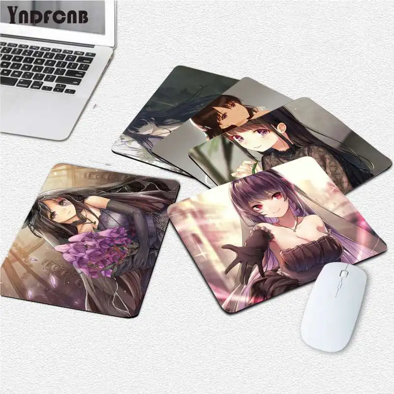 

YNDFCNB My Favorite Black Dress Anime Girl Anti-Slip Durable Silicone Computermats Top Selling Wholesale Gaming Pad mouse