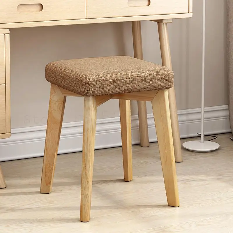 Benches Household Solid Wood Small Bench Sofa Fashion Creative Simple Modern Chair Round Low Stool |