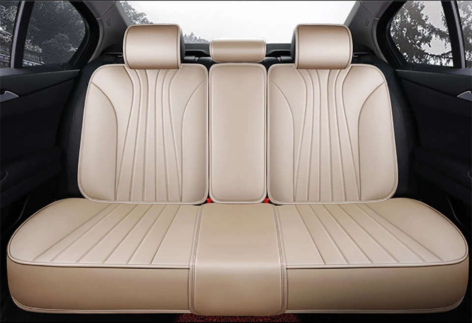 3D Leather car seat cover for hyundai tucson santa fe getz solaris creta kona lantra i40 elantra terracan all models 5 seat