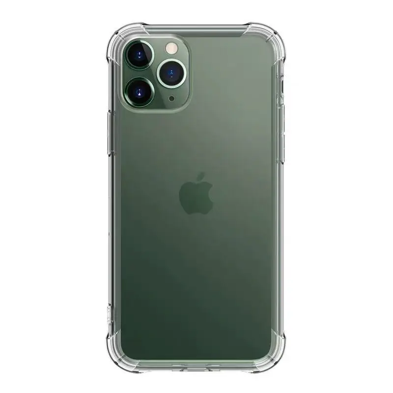 

Transparent Shockproof Soft Silicone Case for IPhone 12 11 Pro Max X XR XS 8 7 6 6S Plus SE 2020 Case 360 Silicone Protect Cover