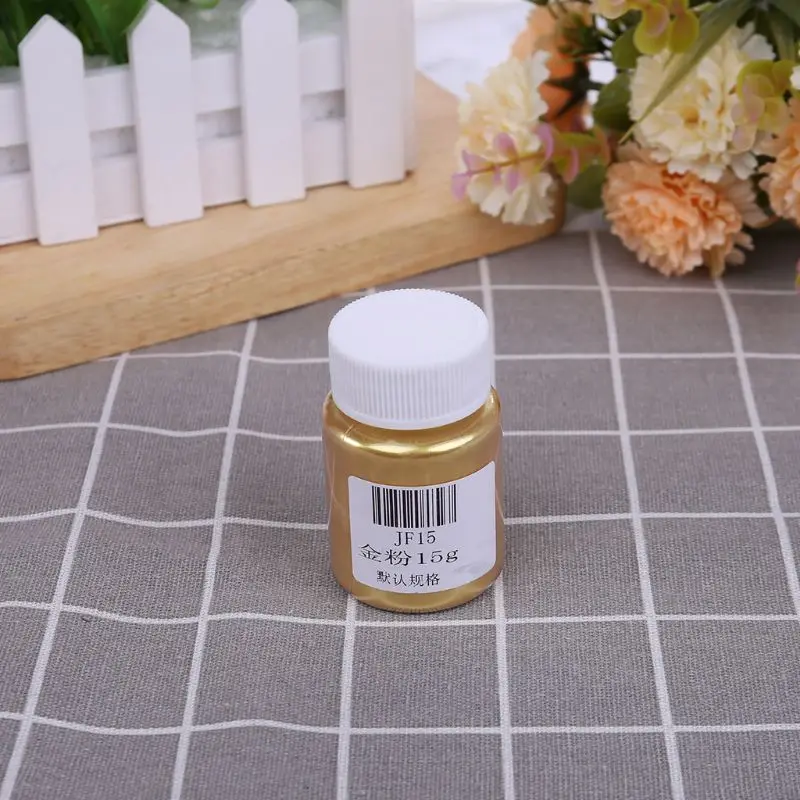 

15g Edible Flash Glitter Golden Powder Decorating Food Cake Baking DIY Powder B85C