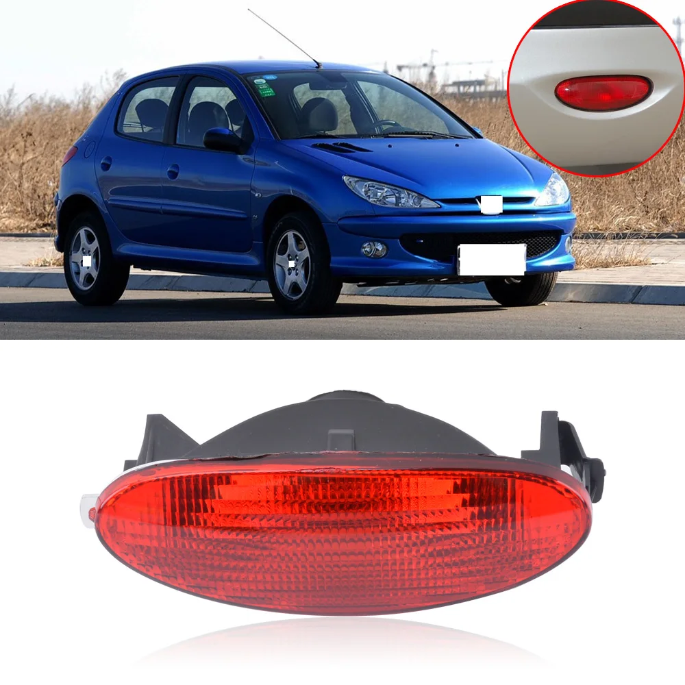 Высококачественные противотуманные фары заднего бампера CAPQX для Peugeot 206 2005 2006 2007