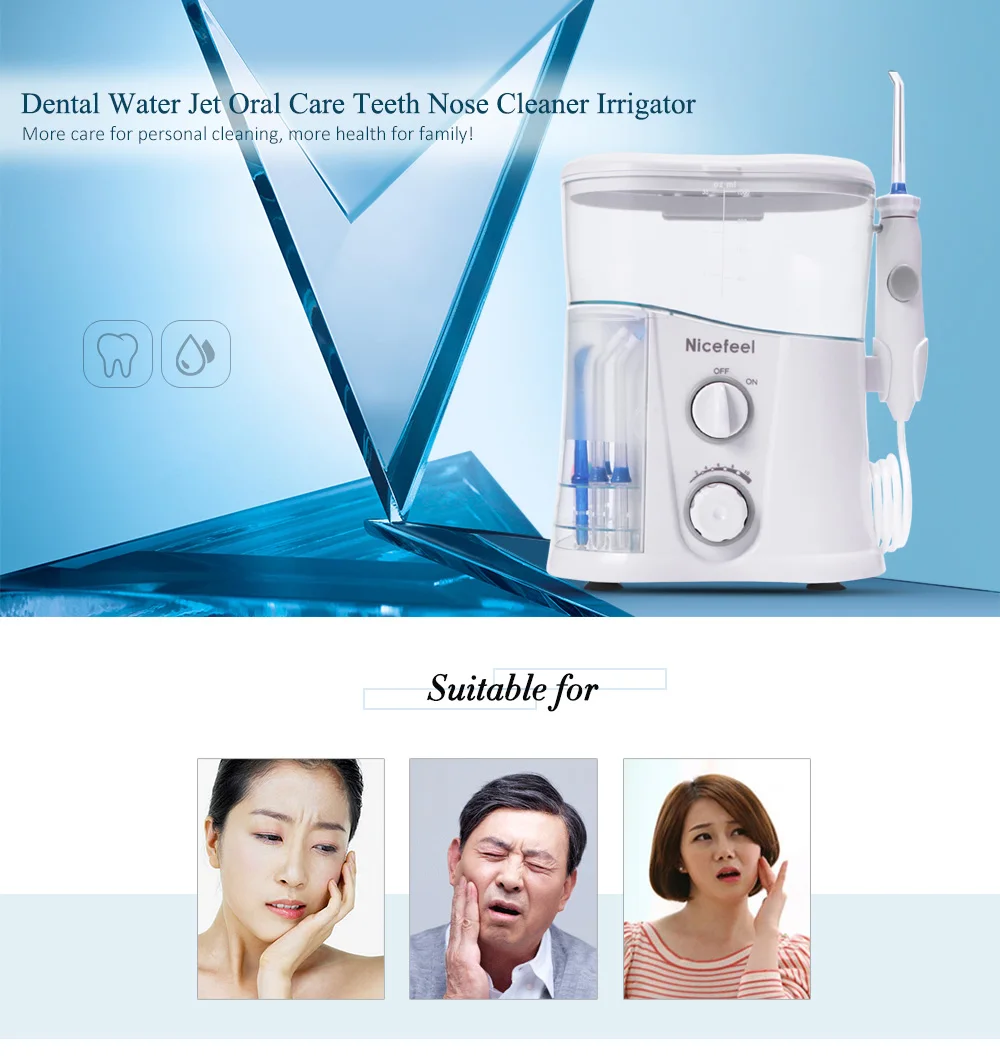 

Dental Floss Water Oral Flosser Dental Irrigator Care 1000ml Oral Hygiene Dental Care Flossing Set Oral Teeth Cleaner