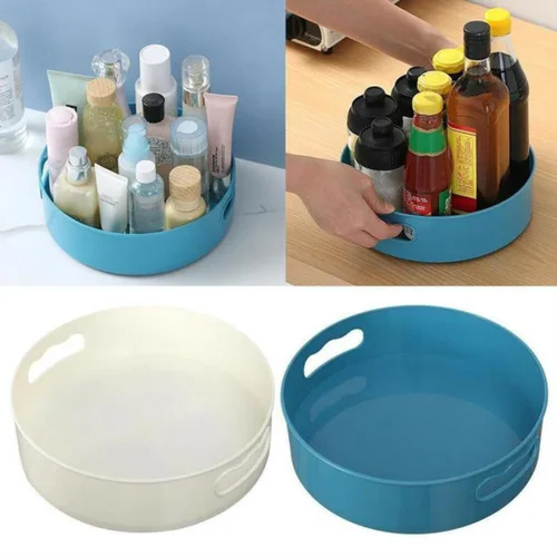 

Multi-Function Rotating Tray/Kitchen Organizer/Cosmetics Organizer