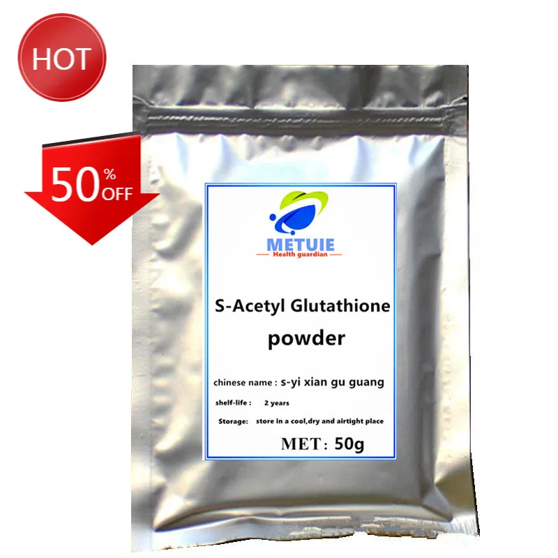 

High Quality S-Acetyl-L-Glutathione Powder (GSH) skin Care Skin Whitening supplement Face Antioxidant Such As Vitamins C and E