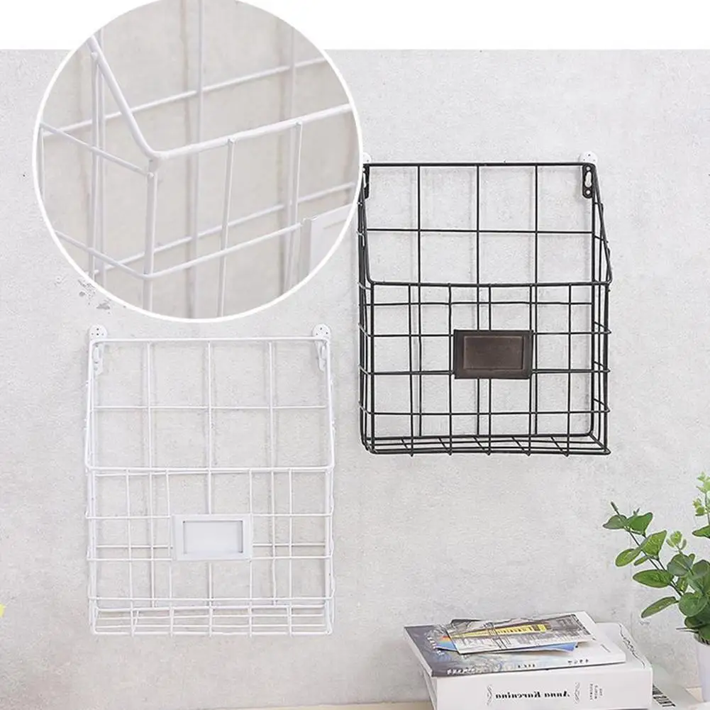 Вешалка для журналов из кованого железа инновационная простая настенная