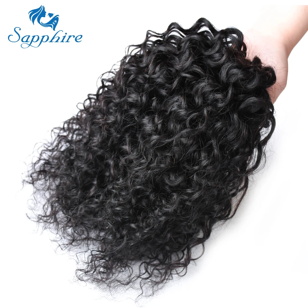 Сапфировая машинка для прически конский хвост 100% натуральные волосы