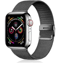 Milanese strap For Apple watch serie 6 5 4 se 3 iWatch band 42mm 38mm Metal Stainless steel bracelet Apple Watch band 44mm 40mm