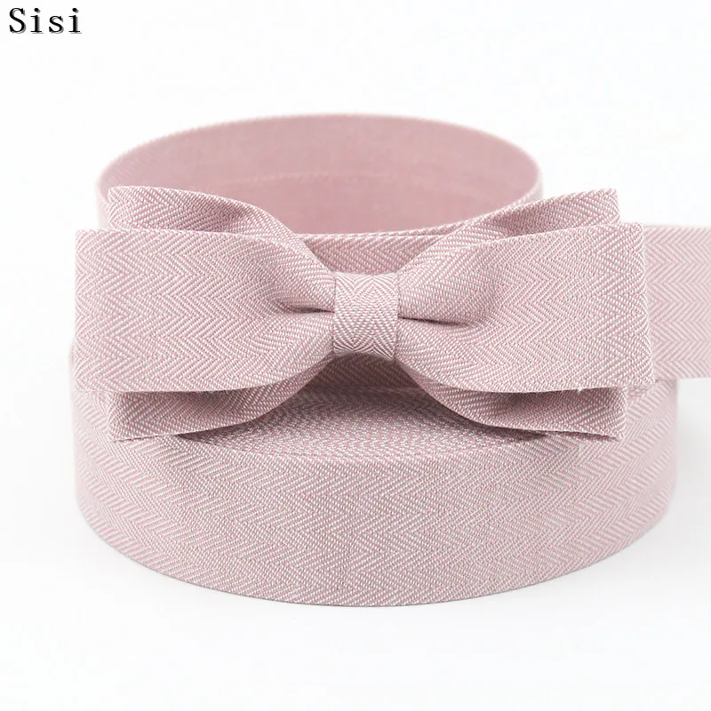Однотонная лента Sisi высокого качества с рисунком в елочку отделка сделай сам