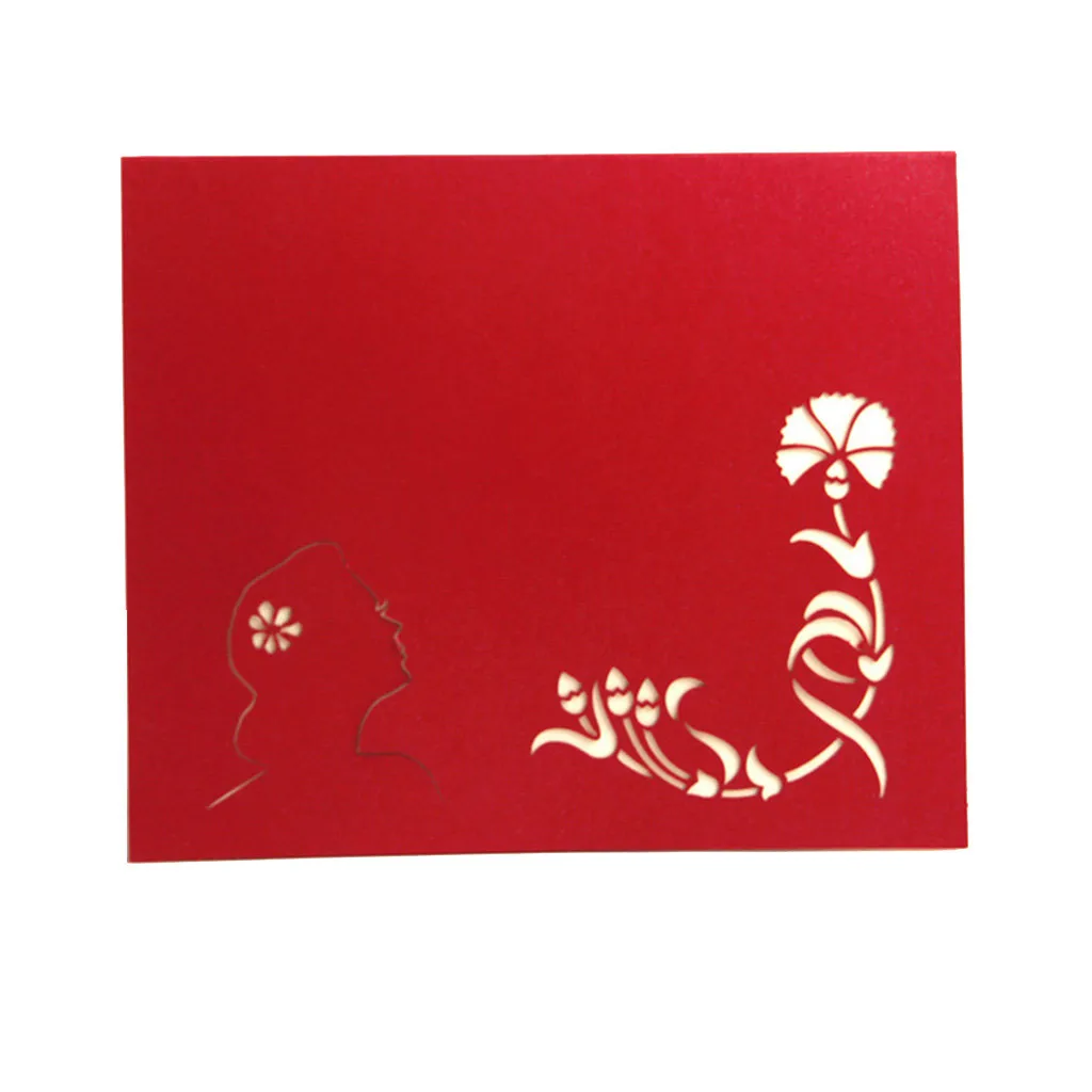 День матери романтические 3d трехмерные бумажные открытки ручной работы подарок