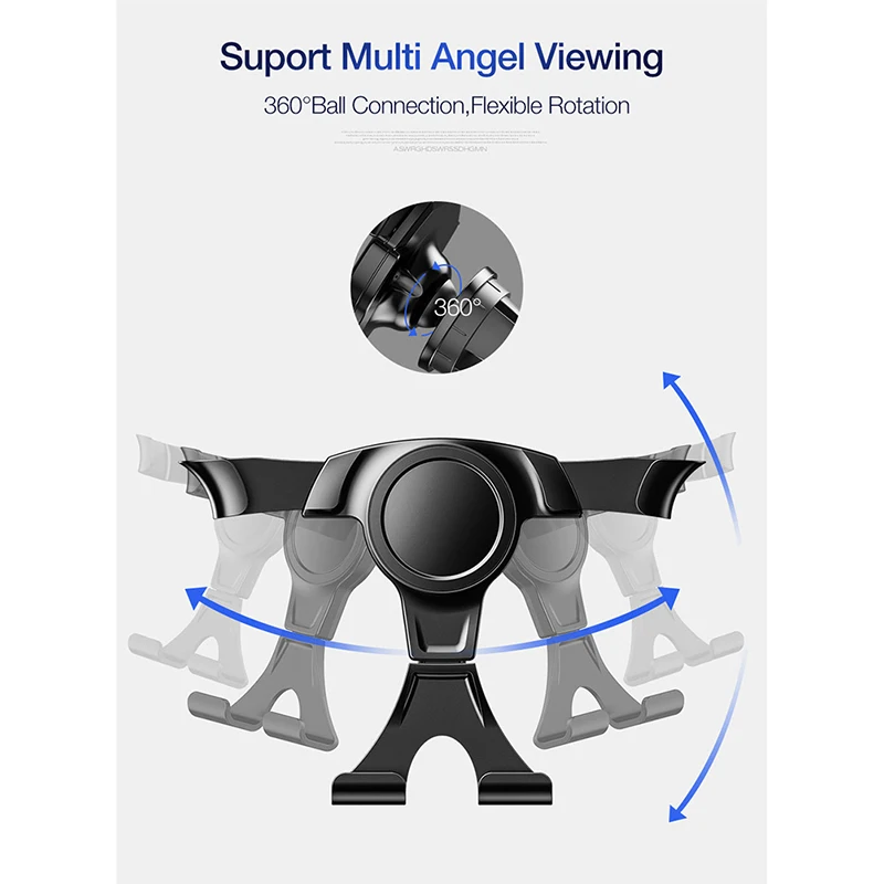 

Universal Gravity Car Phone Holder Stand For Mobile Phone In Car Air Vent Mount