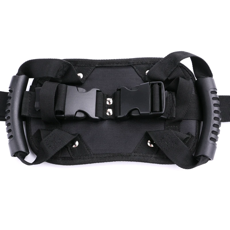 

Motorcycle Safety Belt Rear Seat Passenger Grip Grab Handle Non-Slip Strap Belly Armrest with Handle for Children