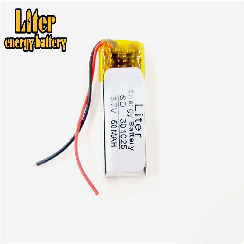 301025 3 7 V 50mAh 301225 литий полимерные ионные аккумуляторные батареи для Mp3 MP4|Батареи