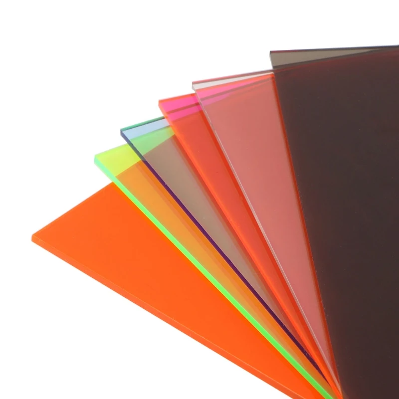 

10x20cm Plexiglass Board Colored Acrylic Sheet DIY Toy Accessories Model Making
