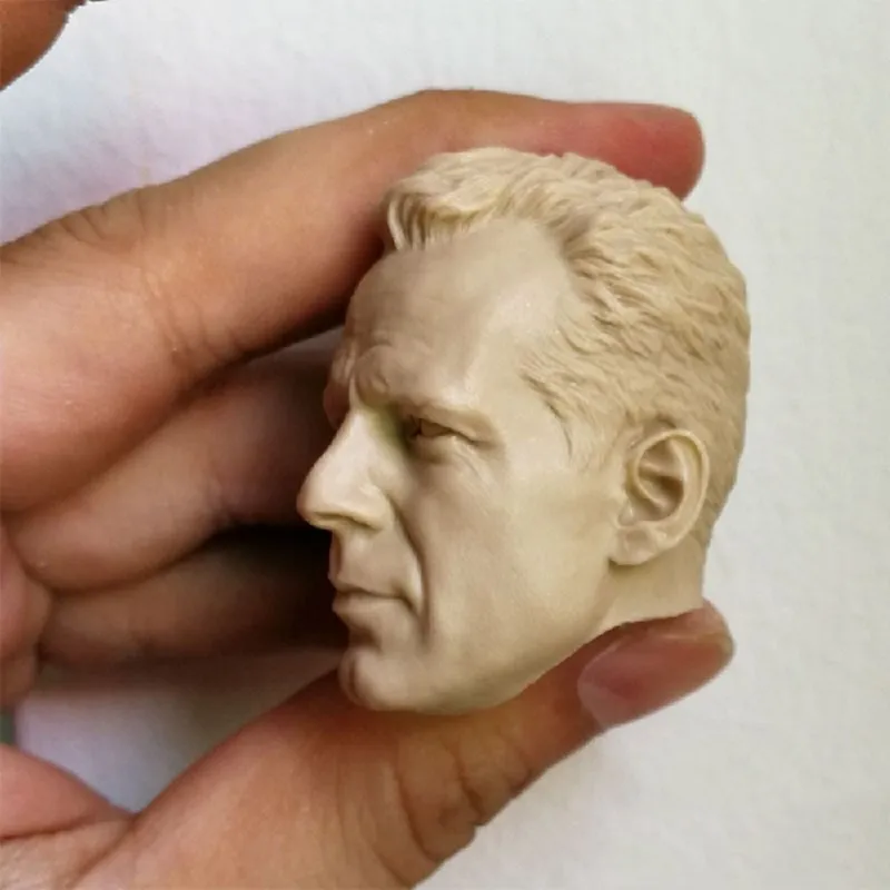 1/6 перекрашенная форма голова Брюса Уиллиса, скульптура головы макклана для 12 дюймов, аксессуар для мышечного тела от AliExpress WW