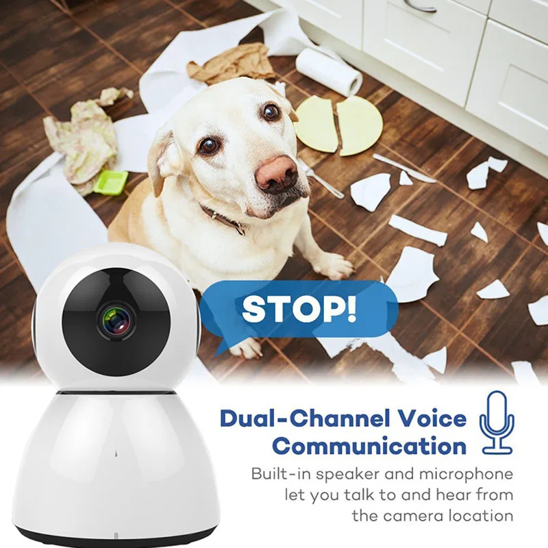 Tuya Smart Life 1080P Беспроводная CCTV WiFi P2P ip-камера безопасности Детский монитор работает