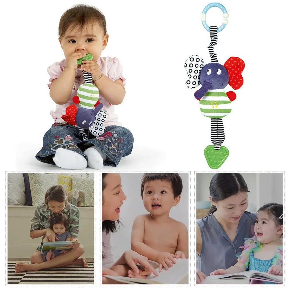 

Детская кроватка, подвесная кукла, супер милый маленький слон, подвесная плюшевая игрушка для младенцев, удобная игрушка для младенцев