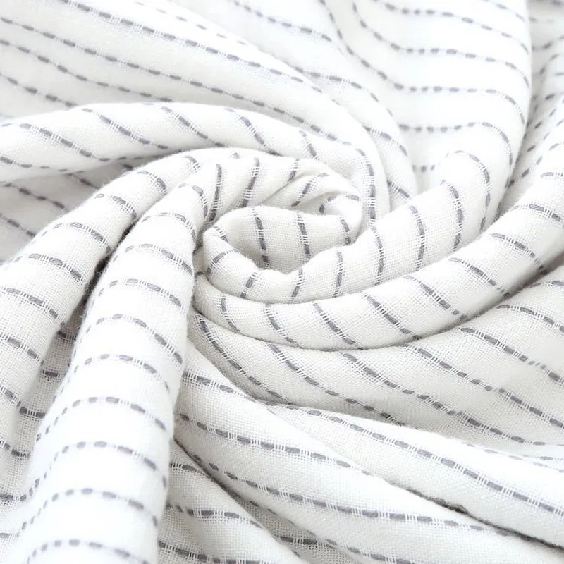 Полосатое Хлопковое одеяло летнее полотенце супер мягкое покрывало для дивана