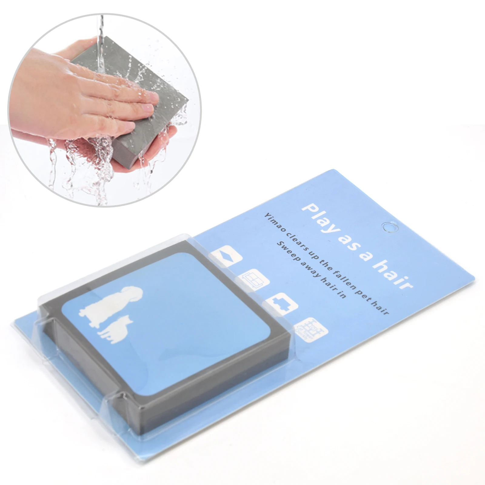 Губка для чистки автомобильных сидений щетка удаления шерсти накладка на