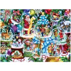 Алмазная вышивка сделай сам 5D с Санта-Клаусом