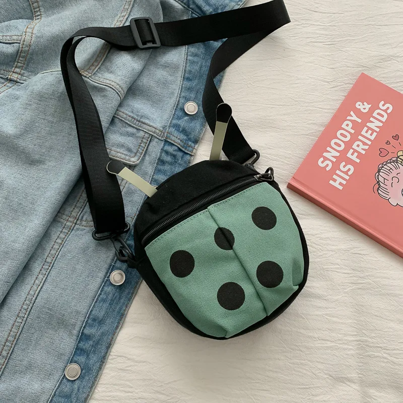 M456 Милая фотосессия для женщин и детей милая Божья коровка Холщовая Сумка | Багаж