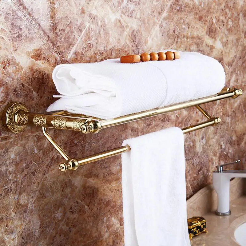 

MAEBOW grawerowane ze stali nierdzewnej złoty sprzętu łazienka zestaw do kąpieli półka na ręczniki akcesoria łazienkowe zestaw