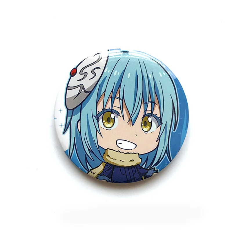 7pcs Anime That Time I Got Reincarnated as a Slime Pin Badge Brooch Pins for Bacg Cosplay Prop Decor Collection Boy Girl Gift | Украшения и