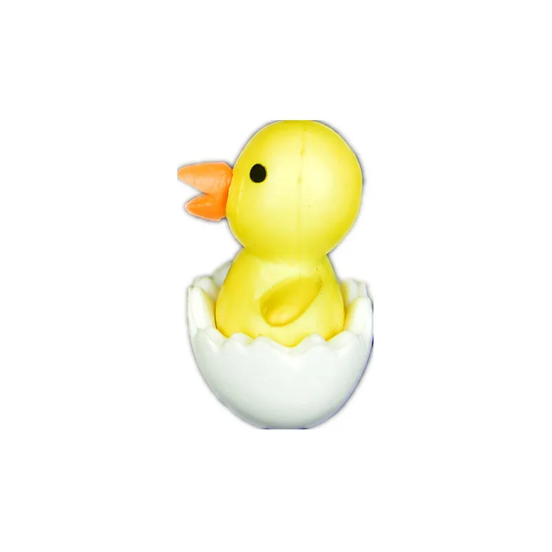 50 pieces/lot mini 1.5cm baby duck pvc doll Production Information gift Children's toys | Игрушки и хобби