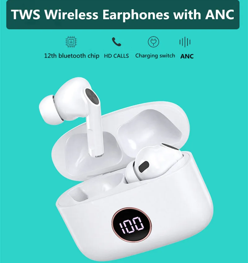 

Горячие наушники-вкладыши TWS с Беспроводной Bluetooth 5,1 наушники с шумоподавлением Шум отмены высокое качество Беспроводной гарнитуры.