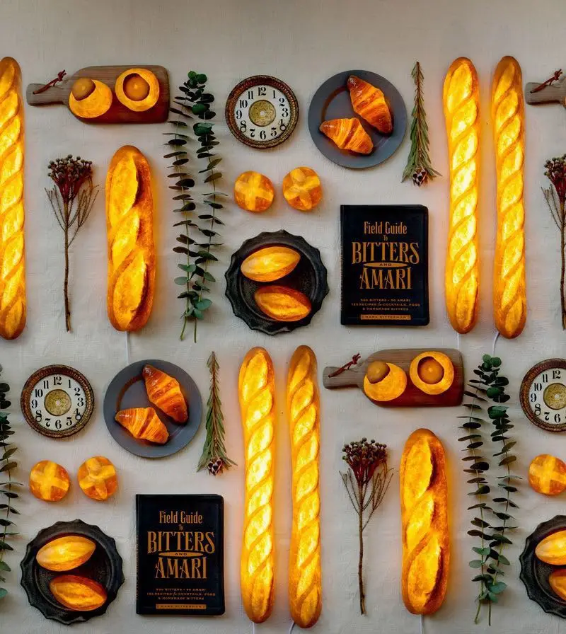 Светодиодный ночсветильник новинка подарок для детей лампы Круассанов декор