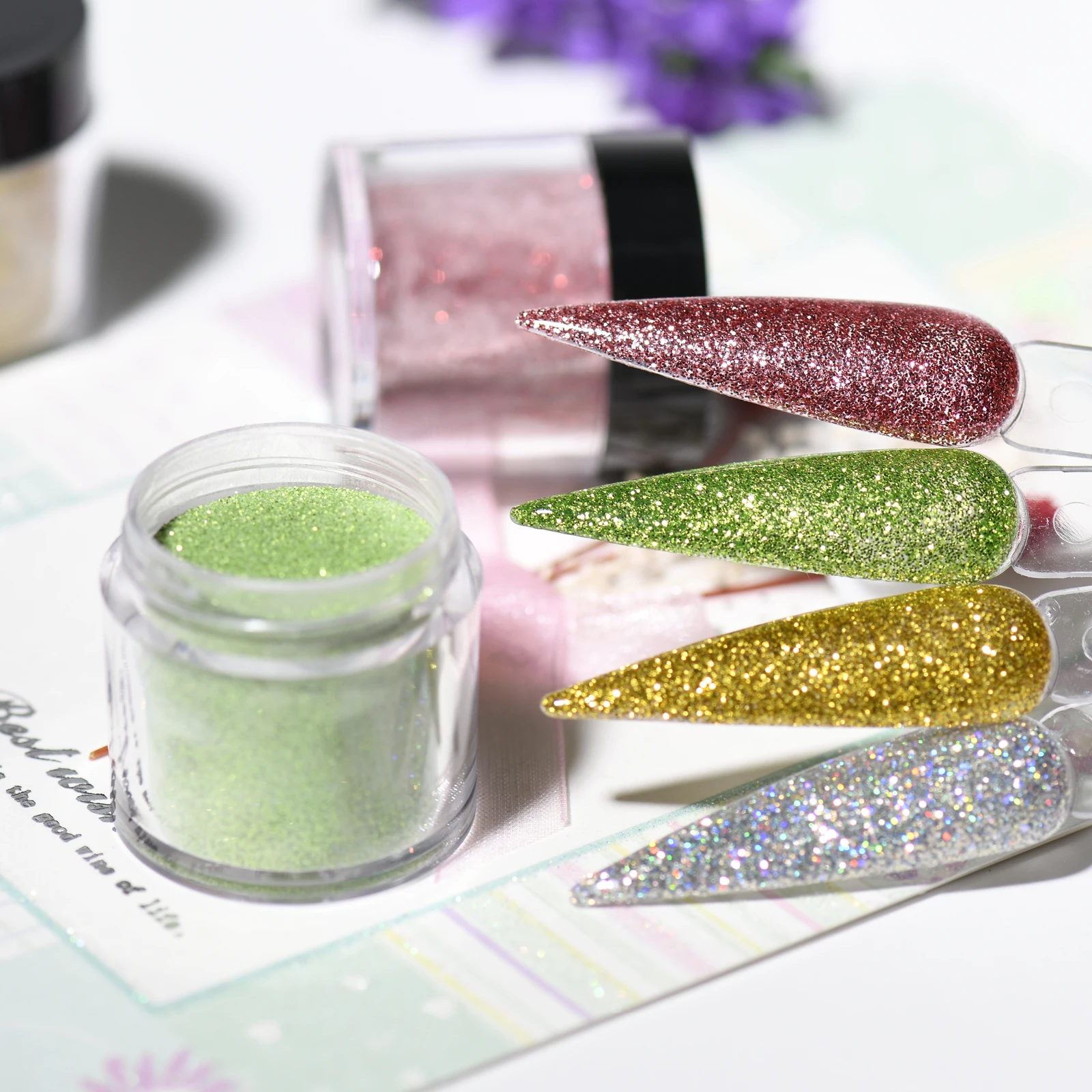 

EMA Mixed-Glitter Dazzle Nail ACRYLIC POWDER Extension 180colors 1kg STICK MANICURE Colorful ART Nail ACRYLIC POWDER R4121-R4150