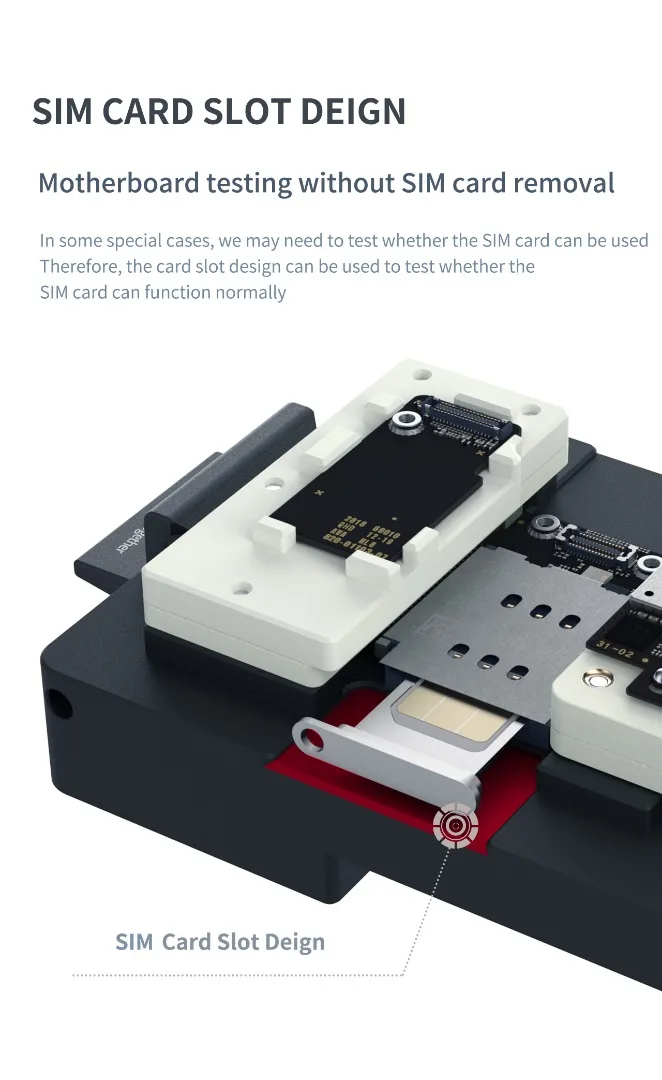 Qianli Mega-idea iPhone X-11ProMax приспособление для материнской платы iSocket Jig логическая плата быстрый тест держатель для ремонта материнской платы