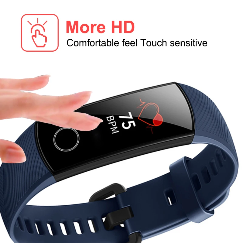 Мягкая пленка для Honor band 5 2 шт. защитная экрана huawei honor 4 band4 band5 смарт-браслет часов
