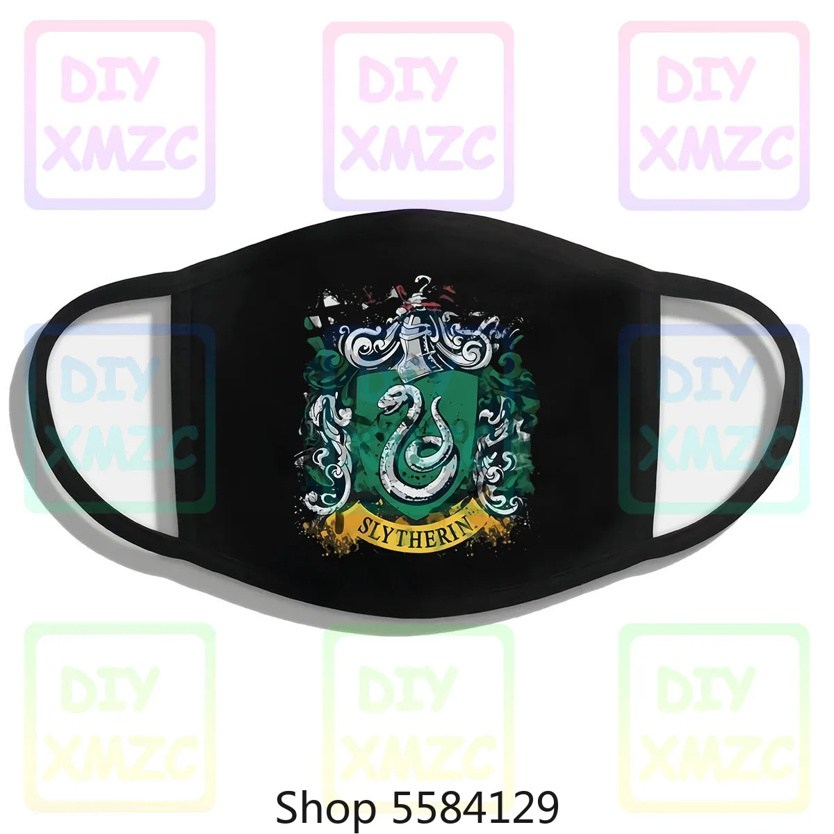 

Men Mask Tmask Slytherlin Splatter Crest Slytherin Mask Women Mask