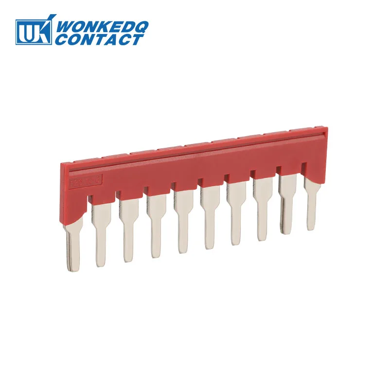FBS10-4 10-5 10-6 10-8 PHOENIX ST вставной мост для ST и PT din-рейку клеммные блоки аксессуары - Цвет: FBS 10-8