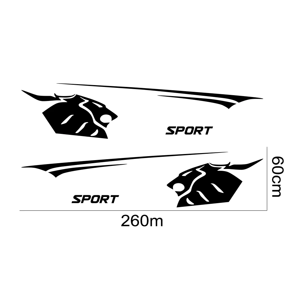 

6PCS Car Door Side Stickers For Peugeot 307 206 308 407 207 3008 208 508 2008 301 408 607 4008 5008 Auto Body Decor Accessories