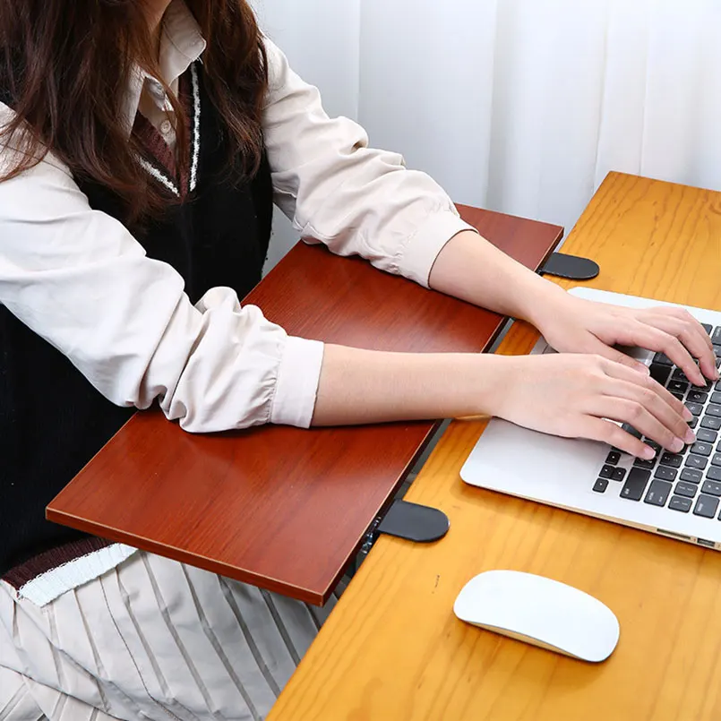 Adjustable Keyboard Tray Desktop Extender Platform Ergonomic Wrist Rest Mouse Pad Folding Elbow Arm Support | Компьютеры и офис