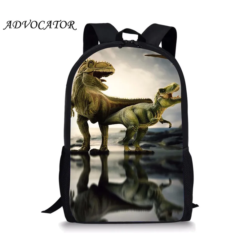 Kids Backpack Teenager Girls Book Bags Cartoon Dinosaur Design Large Capacity School Bags for Students Mochilas Escolares