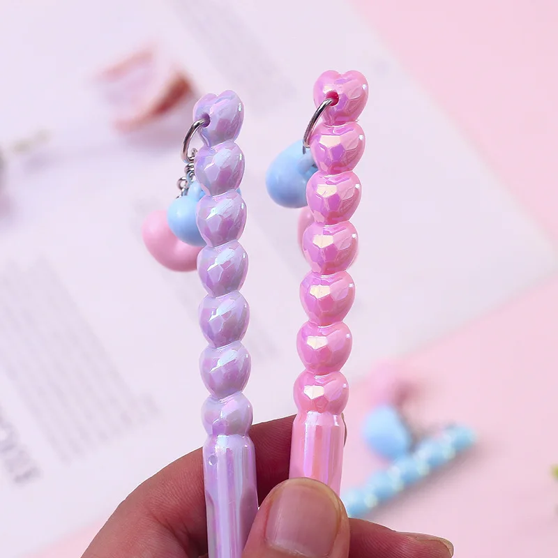1 шт. гелевые ручки для девочек в розовом цвете черного цвета kawaii написания милые