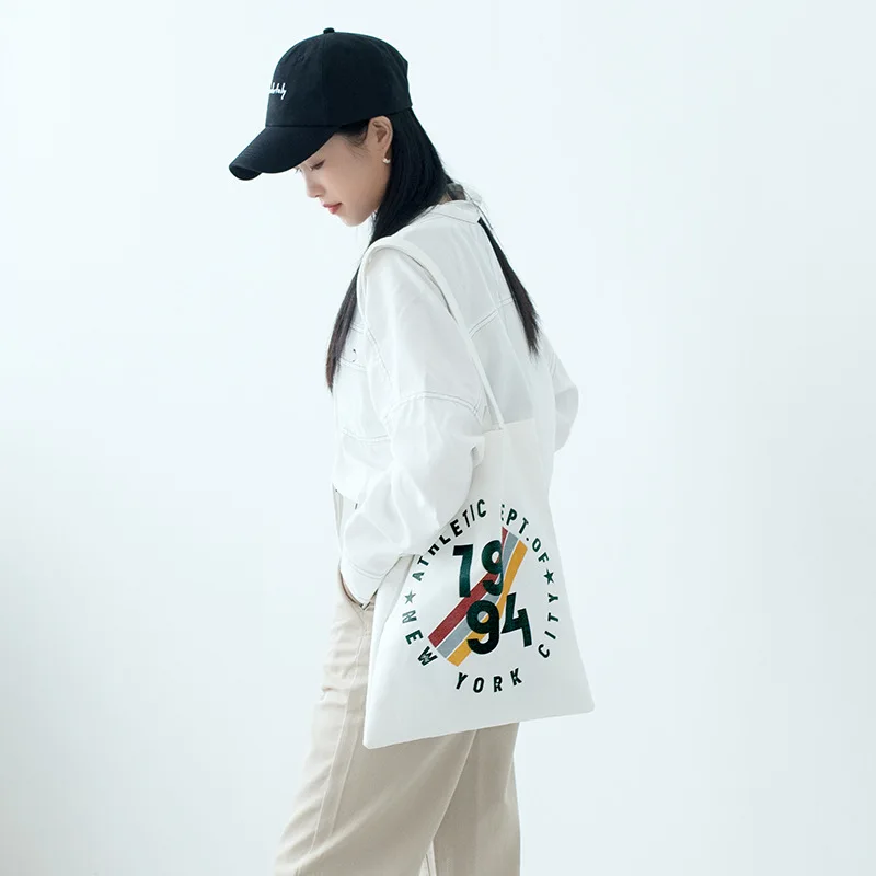 2020 летние сумки холщовая сумка хозяйственная ежедневное использование текста