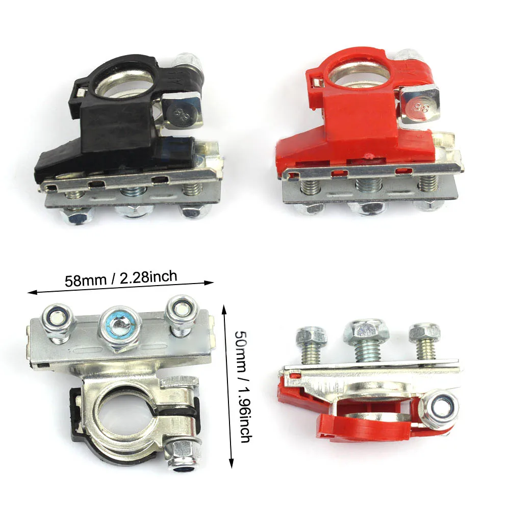 2Pcs 12V Car Battery Terminal Connector Quick Release Clamps | Автомобили и мотоциклы