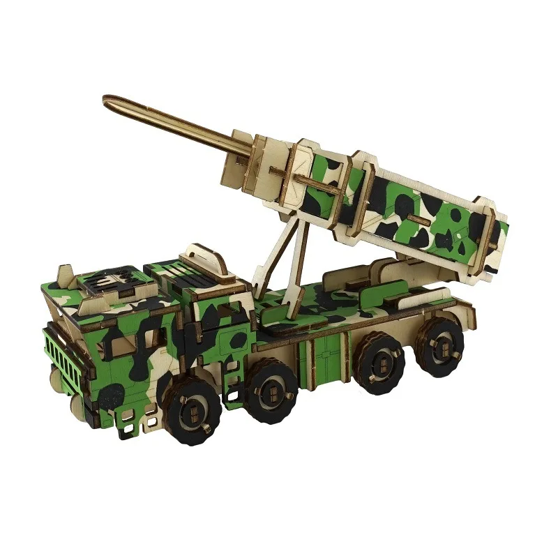 

1Pcs Kids 3D Wooden Puzzle Toys Children Diy Transportation Car Vehicle Wooden Jigsaw Early Educational Toys