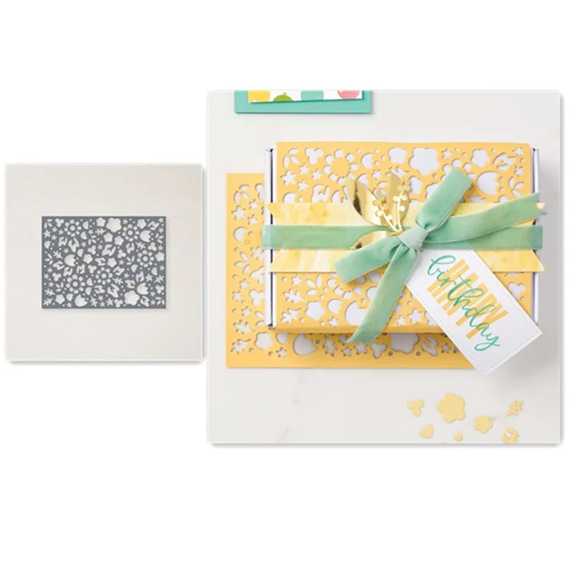 Цветочный рынок металлический Трафаретный вырубной штамп трафарет для