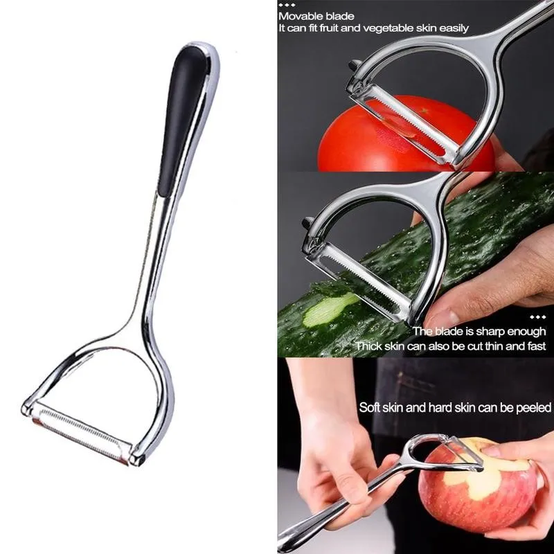 1 шт. креативный цинковый сплав зубчатый Овощечистка фрукты Дыня строгальный