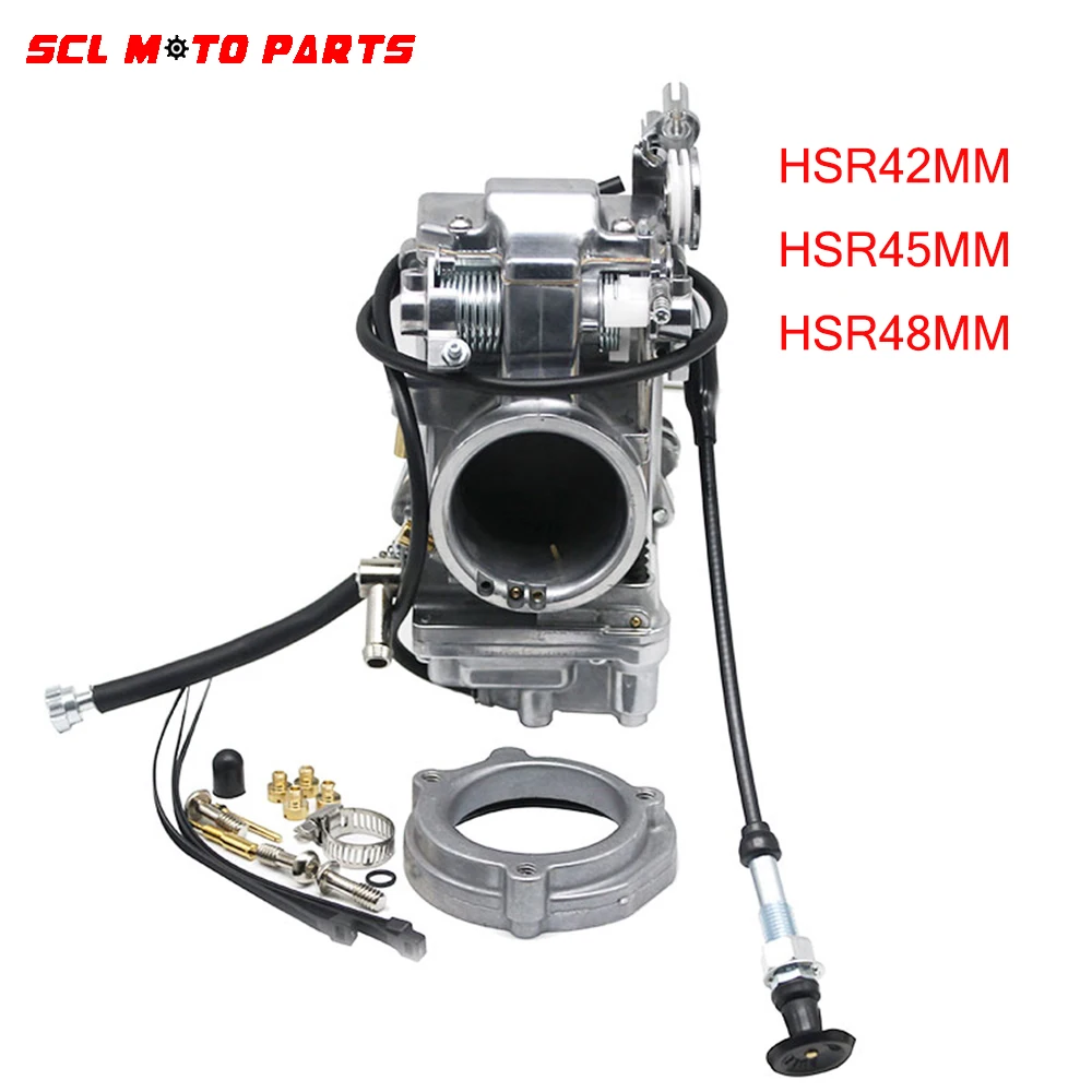 Мотоциклетный карбюратор ALconstar для Mikuni типа HSR42 TM42 HSR45 TM45 HSR48 TM48 Harley EVO Evolution