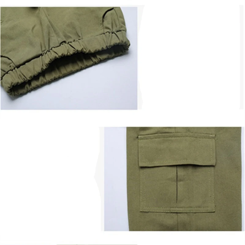 Детские брюки-карго для девочек спортивная одежда черные розовые армейские