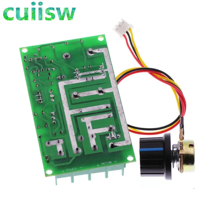 DC10-60V регулятор скорости двигателя постоянного тока 12V 24V 36V 48V Высокая мощность привода Модуль pwm контроллер скорости двигателя 20A Регулятора Тока