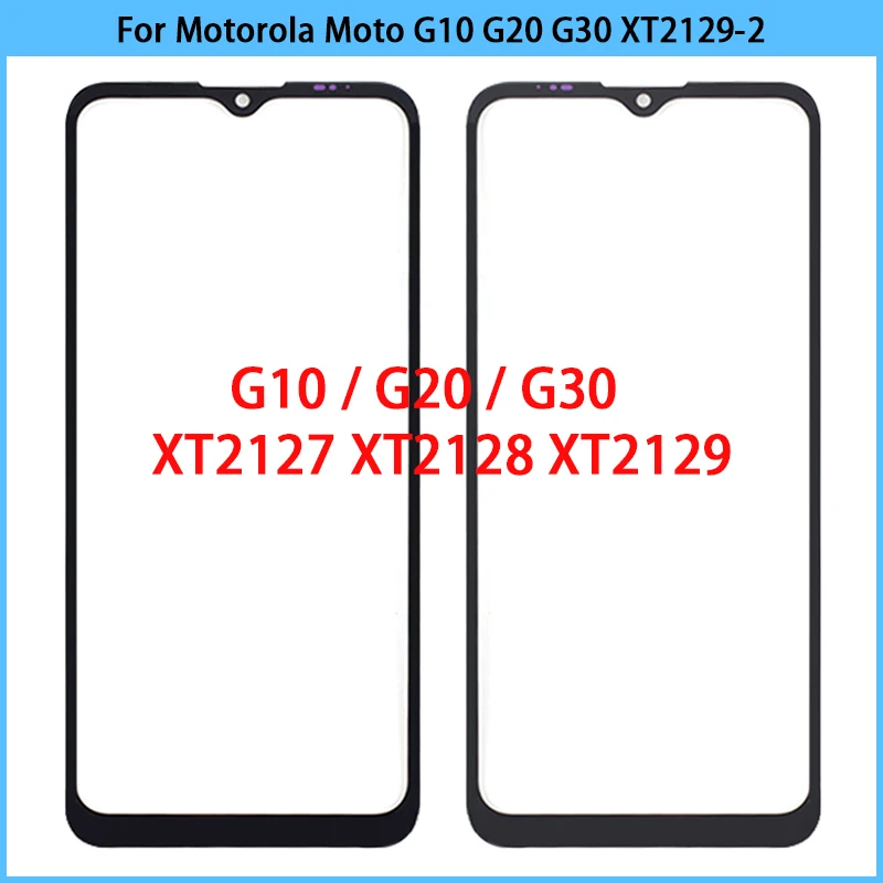 

10 шт. Новый сенсорный экран для Motorola Moto G10 / G20 / G30 XT2129-2 сенсорный экран ЖК передняя внешняя стеклянная панель Сенсорное Стекло Замена