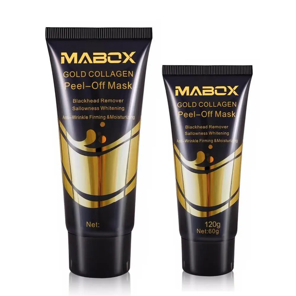 24K золото шелушение маска Коллагеновая для лица анти старение Отбеливание морщин